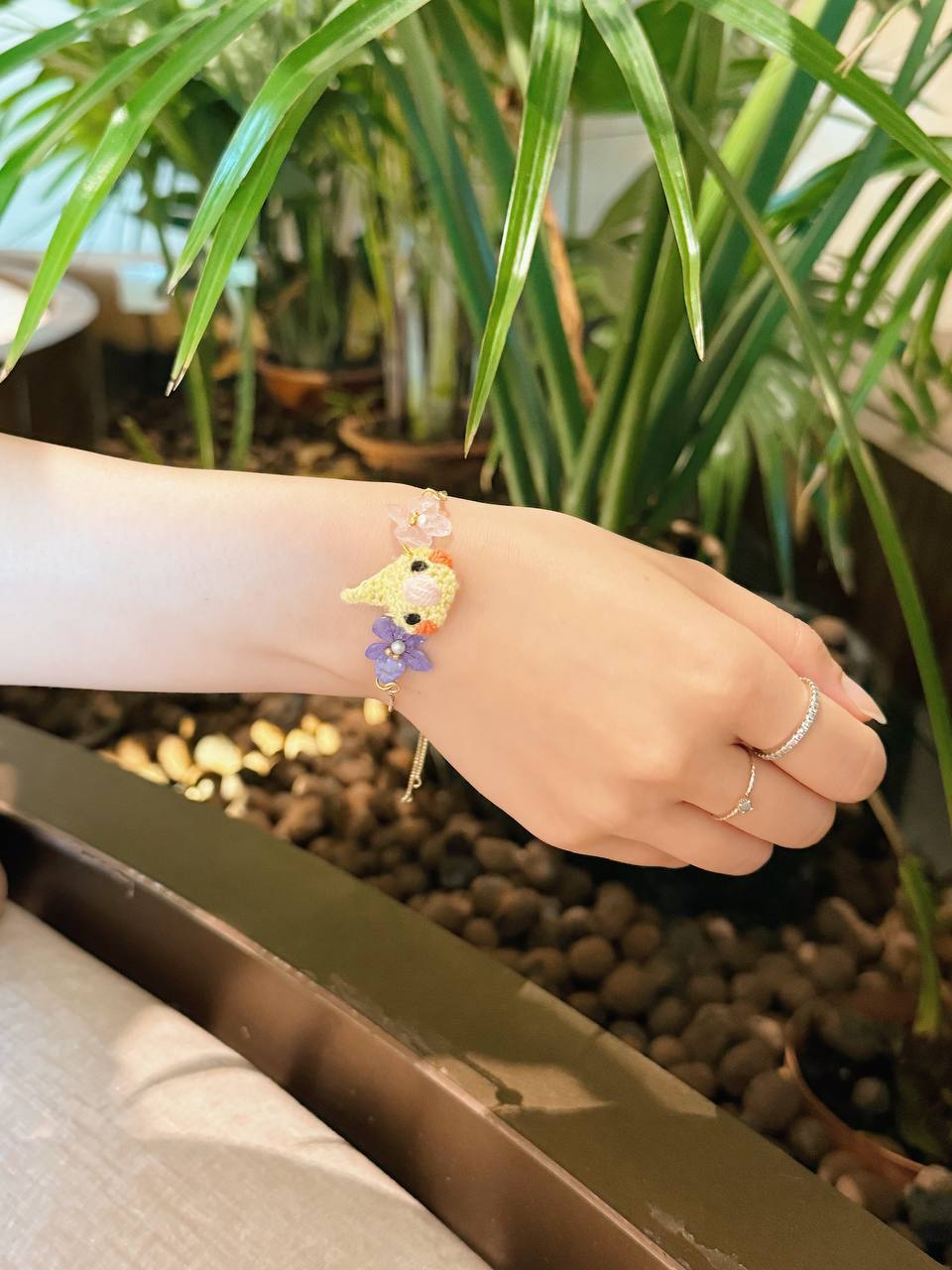 Campanula Handmade x With all my heart聯名｜鳥語花香手鏈